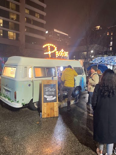 The Photo Booth Bus at the Outdoor Retailer Snow Show Block Party 